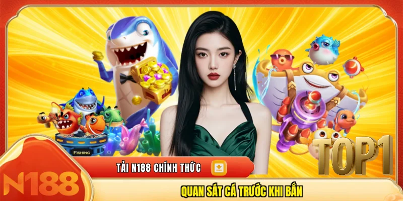 Quan sát cá trước khi bắn