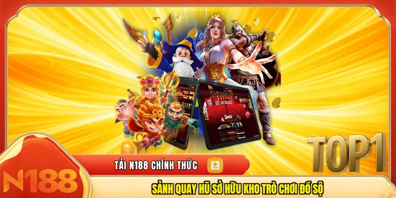 Sảnh quay hũ sở hữu kho trò chơi đồ sộ 