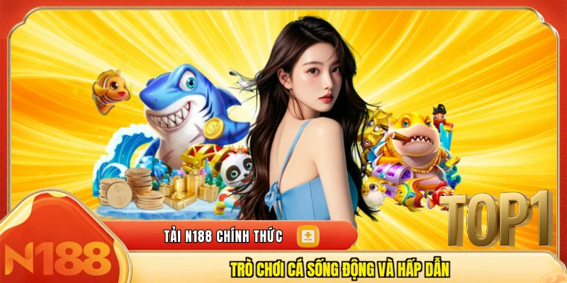 Trò chơi cá sống động và hấp dẫn