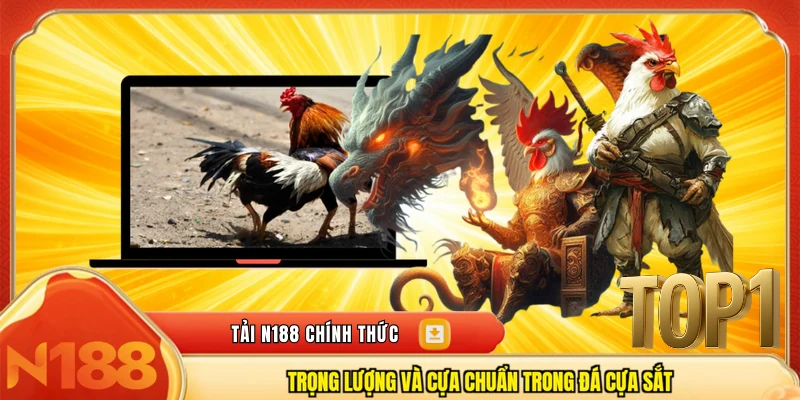 Trọng lượng và cựa chuẩn trong đá cựa sắt